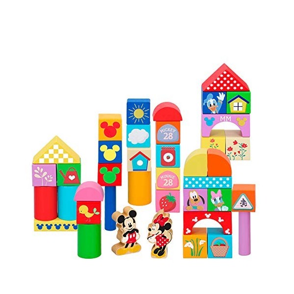 Woomax Kit de Construction pour bébé 40 pièces pour empiler Equilibio et ordonner – Jeu de Construction pour Enfants Jouets p