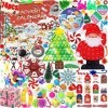 Tiktok Calendrier de lAvent 2022 pour enfants, compte à rebours de Noël 24 jours bon marché Pop Bubble Sensory Fidget Toys P