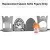 Pièce de rechange pour Fisher-Price Little People Queen Pop Open Castle Playset – CBJ06 ~ Figurine de rechange Queen Sofie