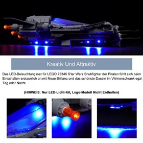 Kit déclairage LED pour Lego Pirate Snubfighter Set Pas Un modèle Lego , Kit déclairage décoratif pour Lego 75346 Star Wa