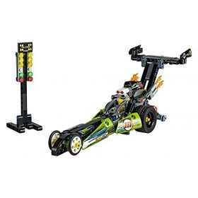 LEGO Technic 42103 - 2-en-1 Pull-Back - Top Fuel Dragster 225 pièces 