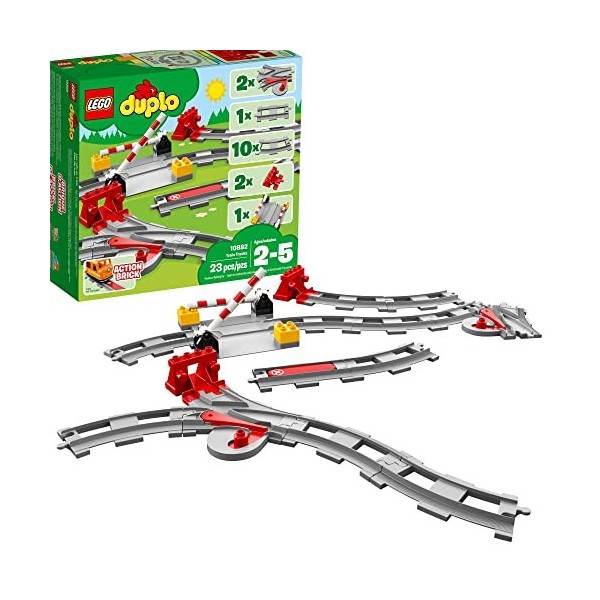 Lego Duplo 10882 – Kit dextension de Rail 23 pièces – 2018
