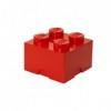 Lego Storage Brick 4 Medium Red