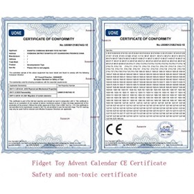 Tiktok Calendrier de lAvent 2022 pour enfants, compte à rebours de Noël 24 jours bon marché Pop Bubble Sensory Fidget Toys P