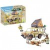 PLAYMOBIL 71293 Explorateurs avec véhicule tout terrain, découverte des animaux de la savane, univers Wiltopia avec plus de 8