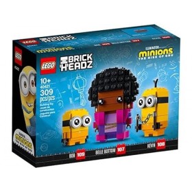 LEGO 40421 Minions Brickheadz Belle Bottom, Kevin und Bob