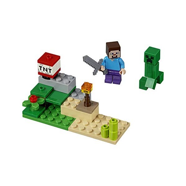LEGO Minecraft 30393 Steve and Creeper Polybag Set Sac fourré Jouet