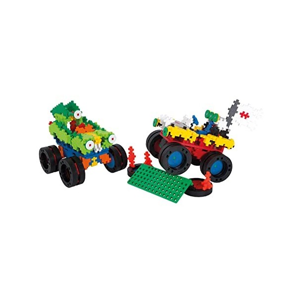 PLUS PLUS GO! Monster Trucks - 600 Pcs - PP7014 Basic