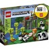 LEGO 21158 Minecraft La Garderie des Pandas, Jouet de Construction pour Enfants, Idée Cadeau pour Les Fans de Minecraft, Garç