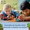 LEGO 21185 Minecraft Le Bastion du Nether, Jouet pour Garçons et Filles de 8 Ans et Plus, avec Figurines de Cochon et Piglins