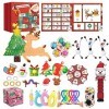 Fidget Calendrier de lAvent 2022,Calendrier de lavent Pop,24Jours Christmas Countdown Calendar Fidget Packs,Compte à Rebour