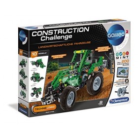 Clementoni - 59010.0 - Construction Set "Galileo - Véhicules Agricoles"