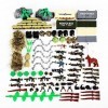 RGEAR - 98Pcs Set de Jeu Armes Militaires SWAT avec Combinaison Ghillie et Pistolets pour Figurines Militaires, Compatible av