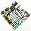 RGEAR - 98Pcs Set de Jeu Armes Militaires SWAT avec Combinaison Ghillie et Pistolets pour Figurines Militaires, Compatible av