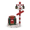 PODI Boîte aux Lettres de Noël Blocs de Construction, MOC Créatif Set de Noël Jeu de Construction Compatible avec Lego