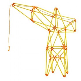 Hape E5562 Flexistix Truss Crane Construction Set Made from Bamboo - Building Toys