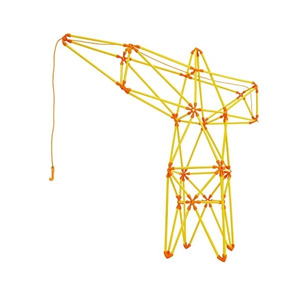 Hape E5562 Flexistix Truss Crane Construction Set Made from Bamboo - Building Toys