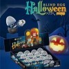 Luminova Halloween Gacha Mystery Box Set de 12 capsules surprise Halloween Kit de blocs de construction modulaires Mini pièce