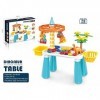 ToyPro Table de construction en blocs de construction pour enfants avec jouet dinosaure | Ensemble de briques compatibles ave