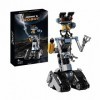 Johnny 5 Robot Bloc de Construction, Circuit Robot Figures Modèle Jouet, Compatibles pour Lego, Cadeaux éducatifs STEM pour L