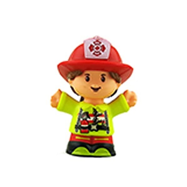 Pièce de rechange pour Fisher-Price Little People Help Other Firetruck Playset – FMN98 ~ Figurine de pompier de rechange