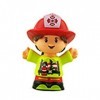 Pièce de rechange pour Fisher-Price Little People Help Other Firetruck Playset – FMN98 ~ Figurine de pompier de rechange