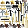 Kit de casque darme militaire, kit darme médiévale, soldats chevaliers pour SWAT Team Toy Accessories Set Blocs compatibles