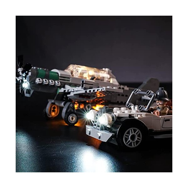 Jeu de lumières LED pour Lego Last Crusade Fighter Plane Chase Pas Un modèle Lego , Set déclairage LED décoratif pour Lego 