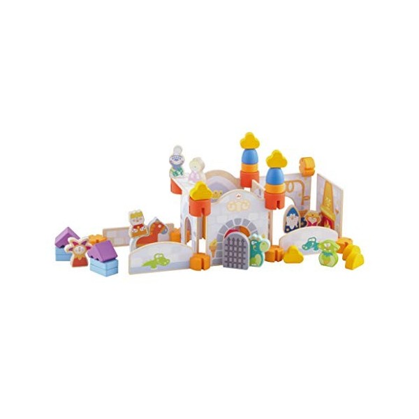 Trudi-83070 83070-Set constructions “Château Sevi” 51 pcs cm 38x23x5,5, 83070, Multicouleur