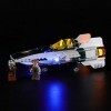 BRIKSMAX Kit de LED pour Lego Star Wars A-Wing Starfighter de la Résistance,Compatible avec la Maquette Lego 75248, La Maquet