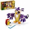 LEGO Creator 3in1 Fantasy Forest Creatures 31125 Building Kit Featuring an Owl, Rabbit and Squirrel. Animal Toys for Kids Age