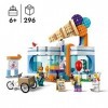 LEGO 60363 City La Boutique du Glacier, Jouet pour Enfants Dès 6 Ans avec Vélo Cargo et 3 Minifigurines, Cadeau danniversair