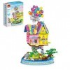 RuiDaXiang Kit Briques de Construction de Maison en Ballon pour Enfants avec lumières,Jouets créatifs de modèle de Bloc de Co