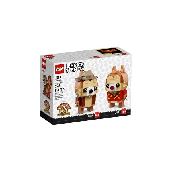 LEGO BrickHeadz 40550 Disney Chip and Dale Set