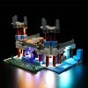 Kit déclairage LED pour Lego 21186 Minecraft Le Château de Glace Modèles Non Inclus , LED Lumière pour Lego 21186 Minecraft