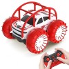 MaxTronic Chargement Direct Voiture télécommandée Tout Terrain Enfant 4WD 360° Rotation avec LED Colorée, 2.4 GHZ Voiture Rad