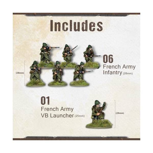 Wargames Delivered, un fusil, un ensemble numérique – Kit de modèles de figurines daction par Warlord Games