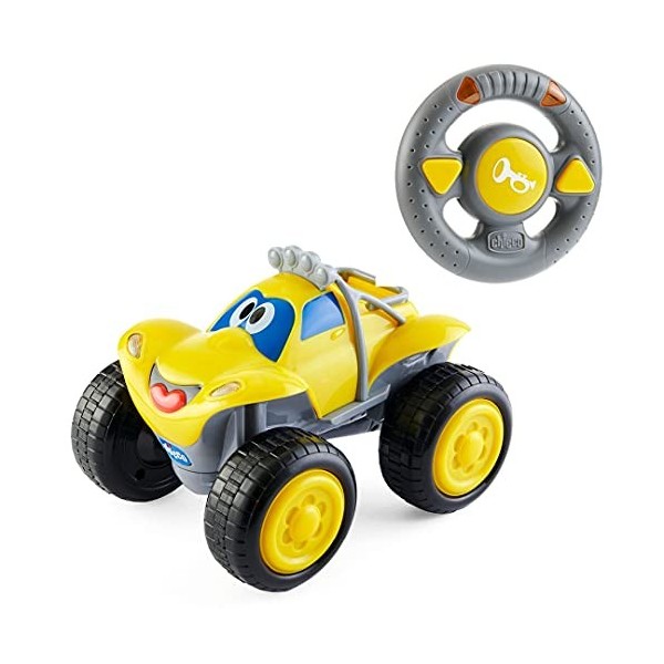 Chicco Billy Bigwheels Véhicule Télécommandé pour Enfants, avec Volant Radiocommandé Intuitif, Lumières et Sons - Cadeau Garç