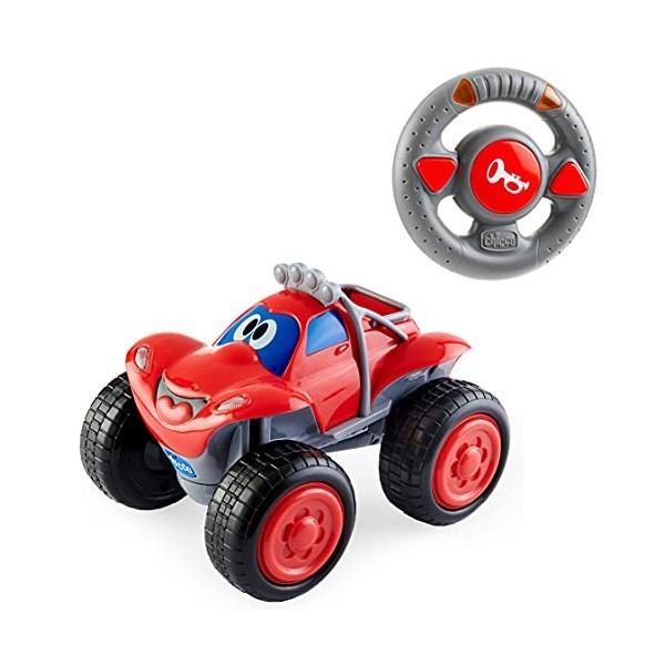 Chicco Billy Bigwheels Véhicule Télécommandé pour Enfants, avec Volant Radiocommandé Intuitif, Lumières et Sons - Cadeau Garç