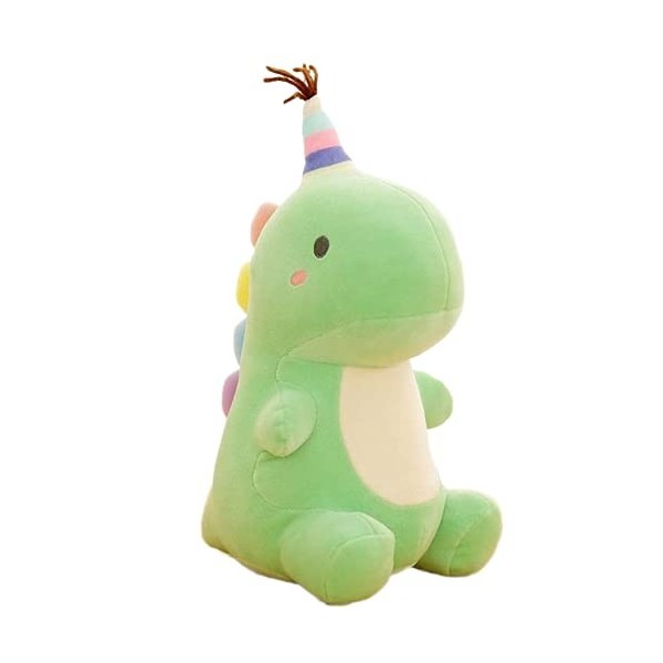 Mislaxy Peluche Dinosaure Mignon Kawaii Dinosaure Douce Poupée Oreiller en Peluche Cadeau Anniversaire Noël pour Enfants, 30c