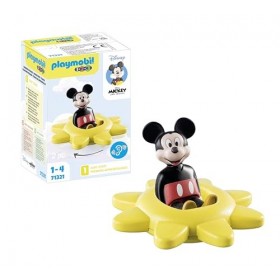 PLAYMOBIL 1.2.3 71321 Mickey et Toupie Soleil- - PLAYMOBIL 1.2.3 - Disney - pour Les Tout-Petits 18-36 Mois - Mes Premiers Pl
