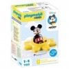 PLAYMOBIL 1.2.3 71321 Mickey et Toupie Soleil- - PLAYMOBIL 1.2.3 - Disney - pour Les Tout-Petits 18-36 Mois - Mes Premiers Pl