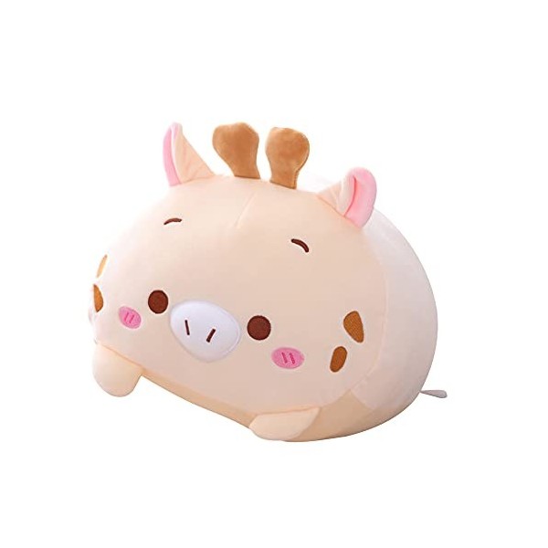 Oreiller en Peluche, 20cm Jouet en Peluche Mignon Cochon Oreiller de Corps Animal en Peluche Jouet Étreignant de Dessin Animé