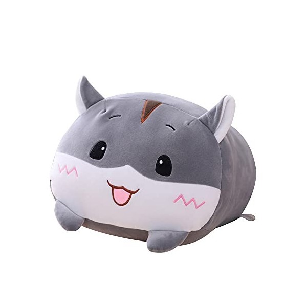 Oreiller en Peluche, 20cm Jouet en Peluche Mignon Cochon Oreiller de Corps Animal en Peluche Jouet Étreignant de Dessin Animé