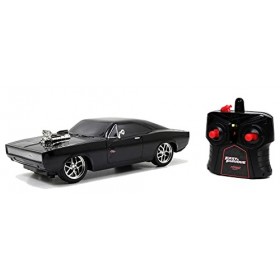 Jada - Fast & Furious - Voiture Radio Commandée - Dodge Charger - Echelle 1/16ème - Fonction Turbo - 253206004 Noir