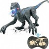 SNADER Dinosaure radiocommandé lumineux jouet dinosaure 2,4 G RC jouet électrique dinosaure avec fonctions de mouvement de la