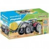 Playmobil 71305 Grand Tracteur électrique, fabriqué avec Plus de 80% de matériaux recyclés ou biosourcés en Moyenne, Gamme Co