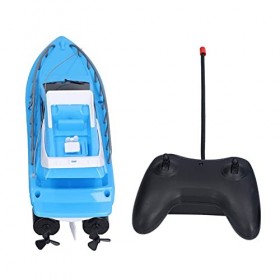 CHICIRIS Bateau télécommandé, Bateau télécommandé sans Fil 2.4Ghz Bateau radiocommandé Bateau de Course à Grande Vitesse Joue