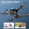 Drone avec Caméra 1080P HD FPV, Drone Enfant Avec Maintien dAltitude, Atterrissage à une Clé, Évitement des Obstacles, Mode 