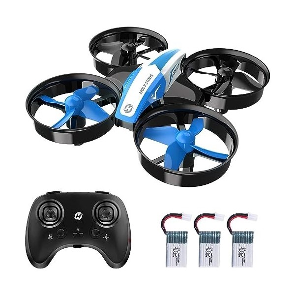 Holy Stone HS210 Mini drone quadricoptère pour enfants et débutants avec vol automatique, Flips 3D, mode sans tête et piles s